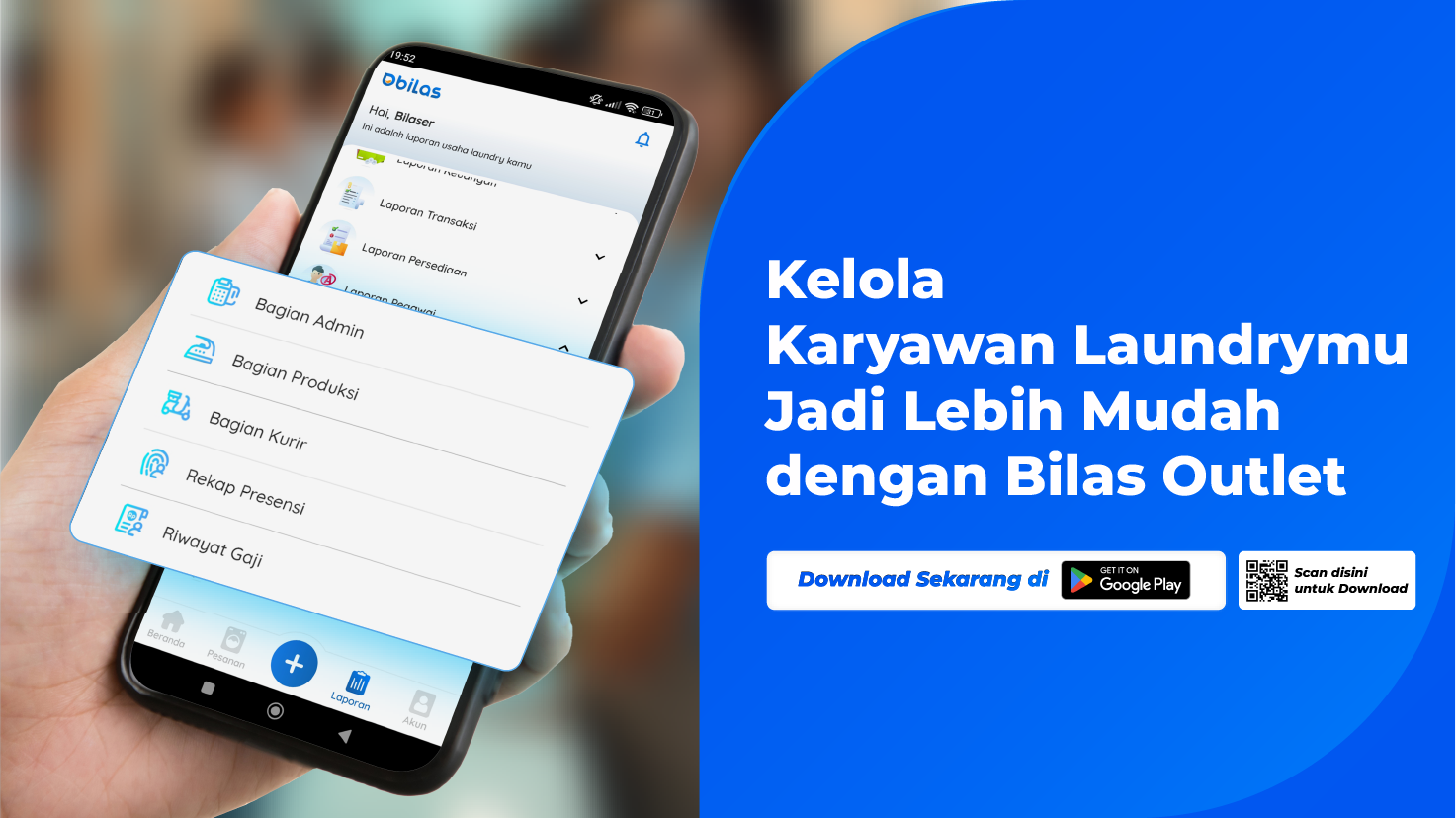 Aplikasi Manajemen Laundry, Aplikasi Kasir Laundry, Kelola Karyawan Laundry, Karyawan Laundry